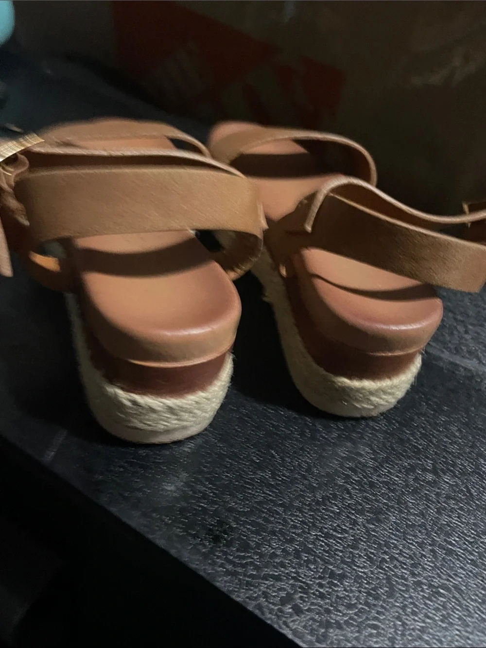 Kids Tan Espadrille Platform Sandals - Casual Summer Comfort